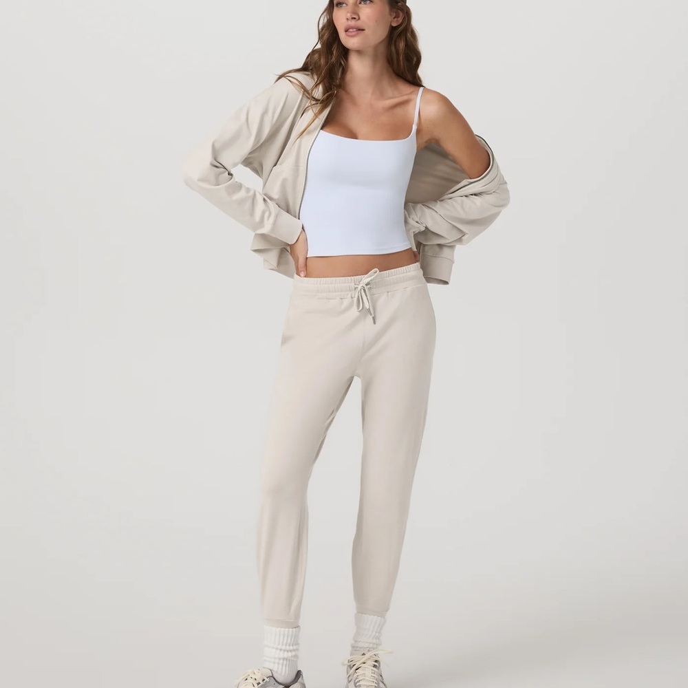 Vuori Performance Jogger- Heather Ecru / S